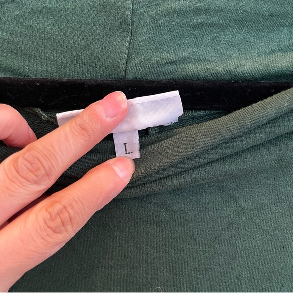 Quiet Luxury Staple Oversized Hunter Green Tunic Minimalist Lagenlook Luxe - Picture 4 of 11